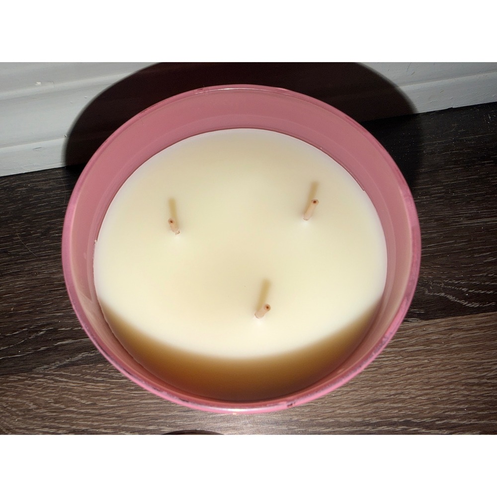 Bath and body works White Barn 3-Wick Candle Raspberry Mimosa Jar BBW - Picture 2 of 2
